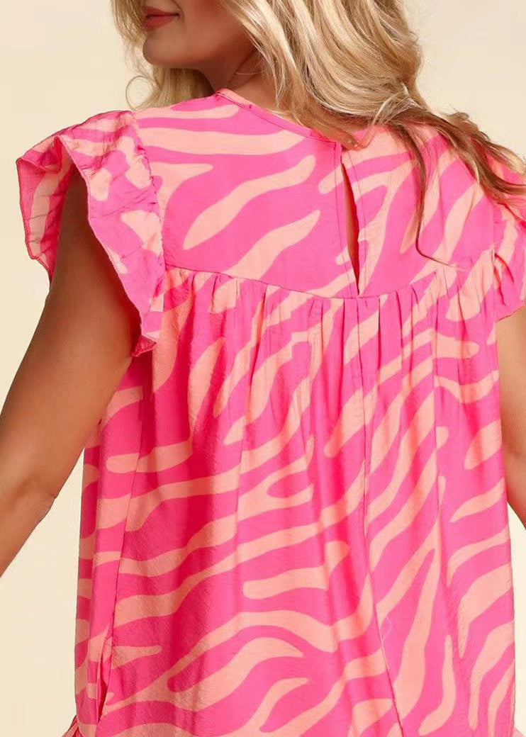 Robe de jour ajustée à volants pour femme 4