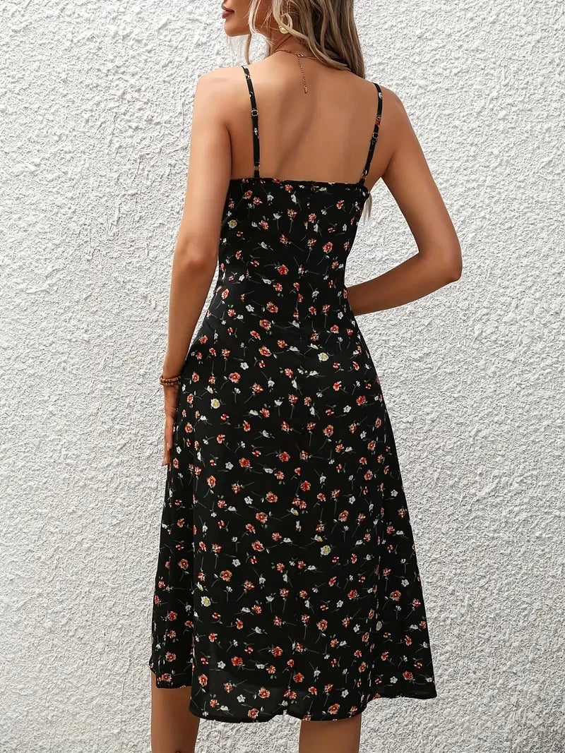Robe de plage Femme Boho à Imprimé Floral 1