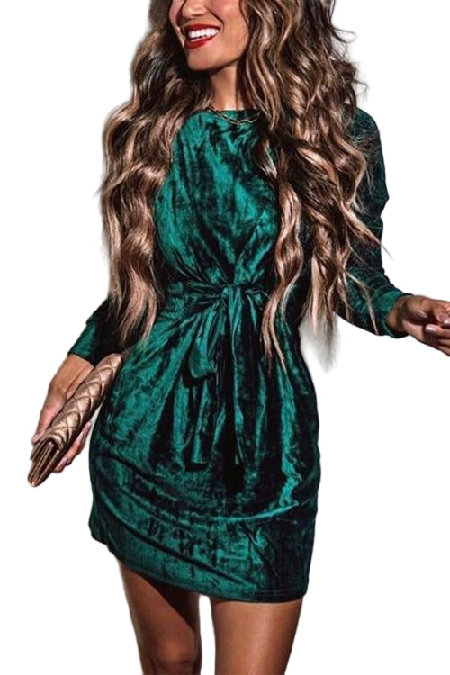 Robe de vacances à nouer à la taille 0