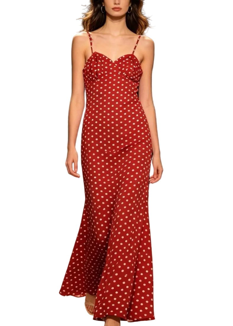 Robe longue ajustée à épaules dénudées pour femme 0