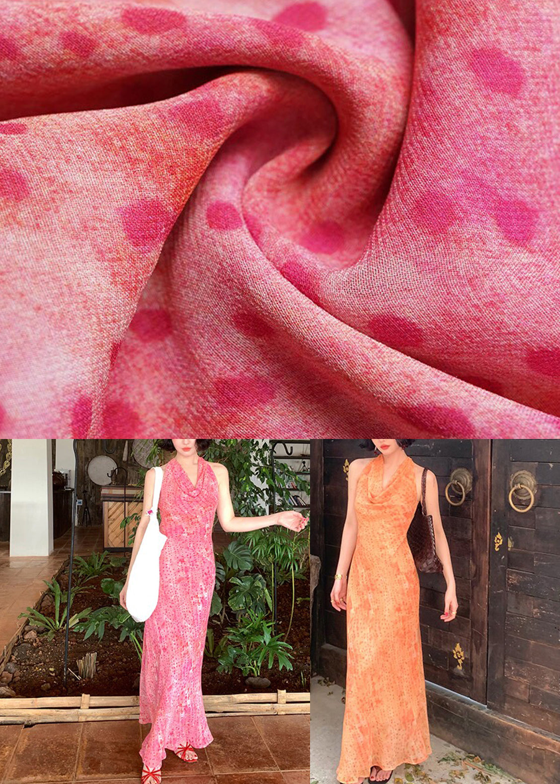 Robe longue femme à épaules dénudées style estival 4