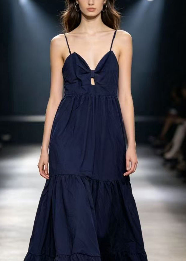 Robe longue femme ajustée sans manches patchwork 2