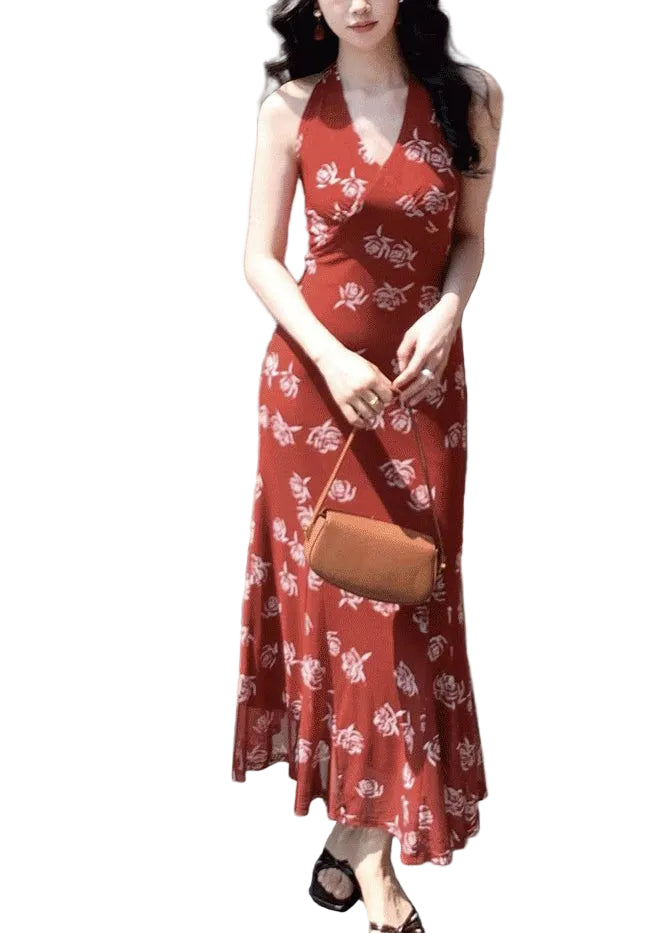 Robe longue pour femme à col en V avec patchwork en tulle 0