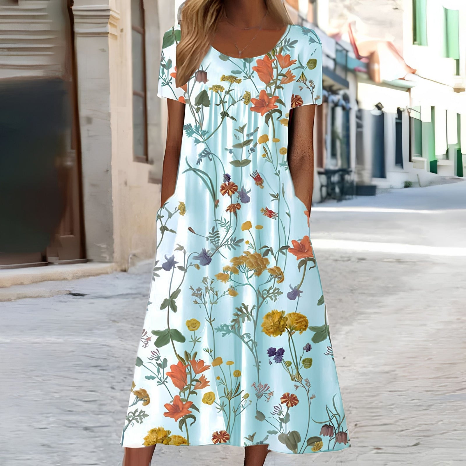 Robe pour femme à motif floral et design élégant 2