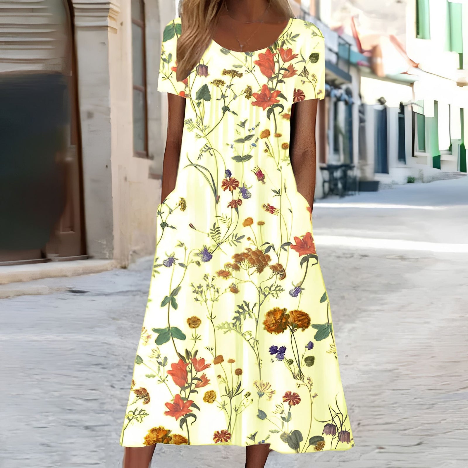 Robe pour femme à motif floral et design élégant 3