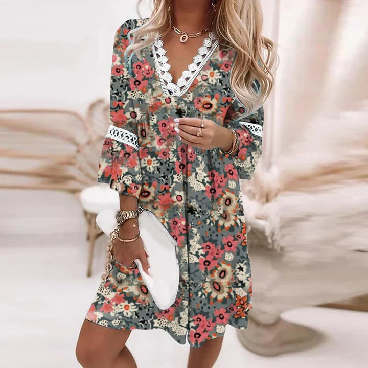 Variant image for Robe d'Été Femme Floral Aéré Coton-33