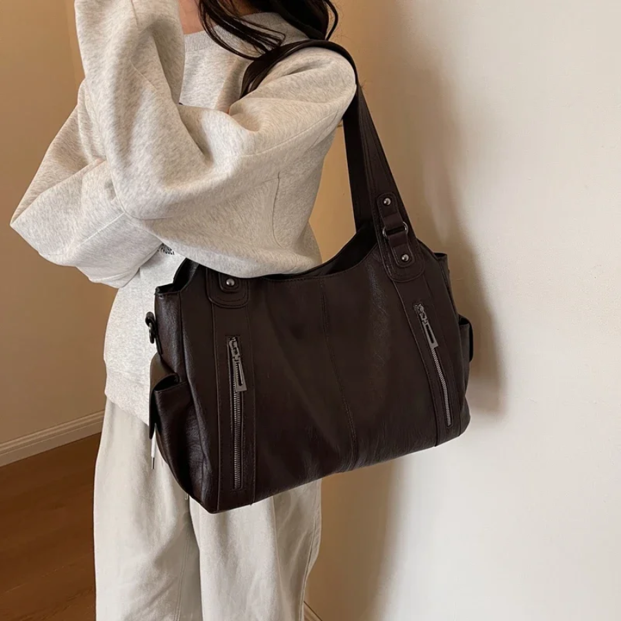 Sac Bandoulière Femme Chic Avec Poches Multiples et Design Moderne 1