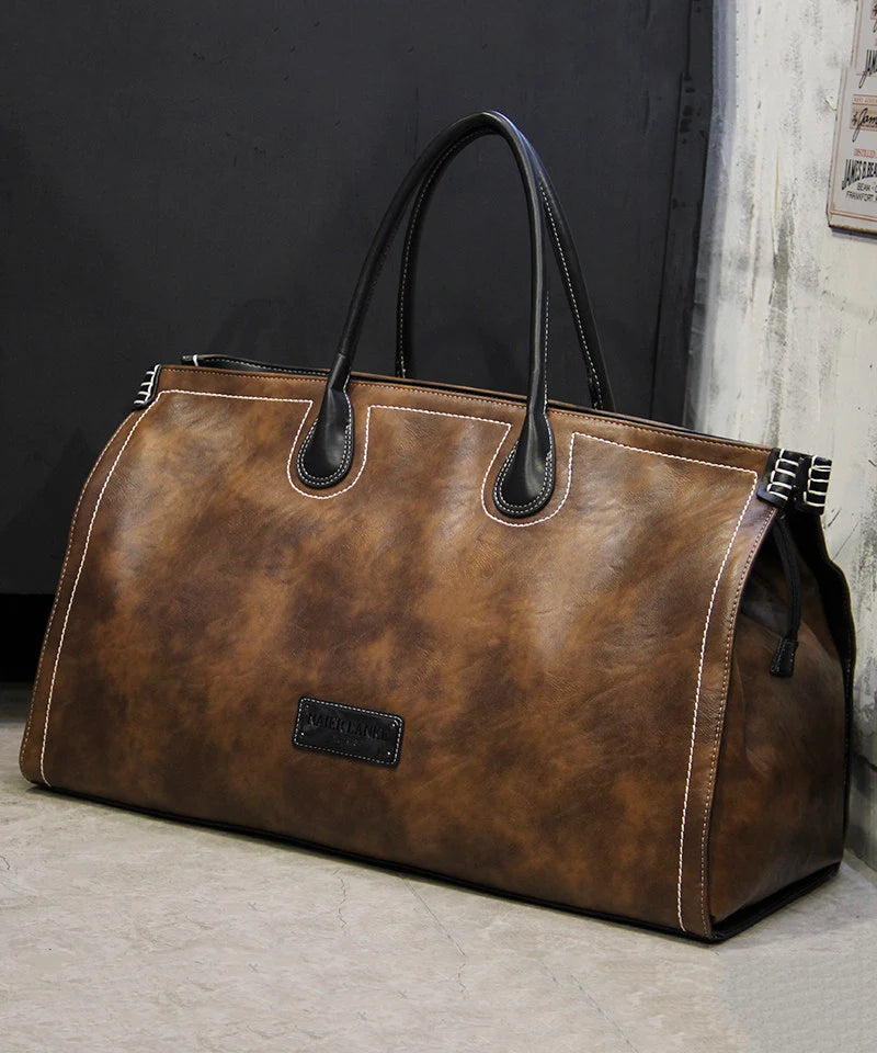 Sac De Voyage Homme Rétro Grande Capacité Pratique 0