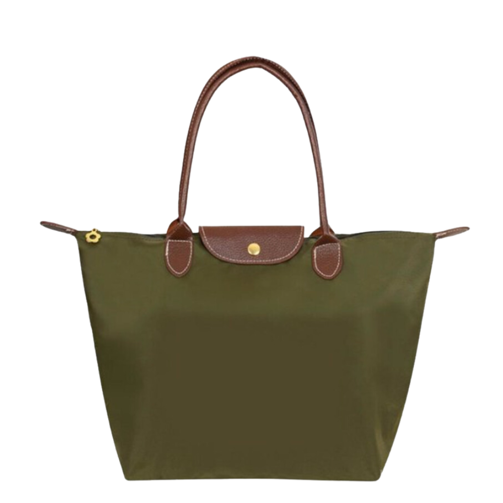 Sac Tote Bag Classique Léger en Tissu Durable avec Poignées en Cuir pour Femme 3