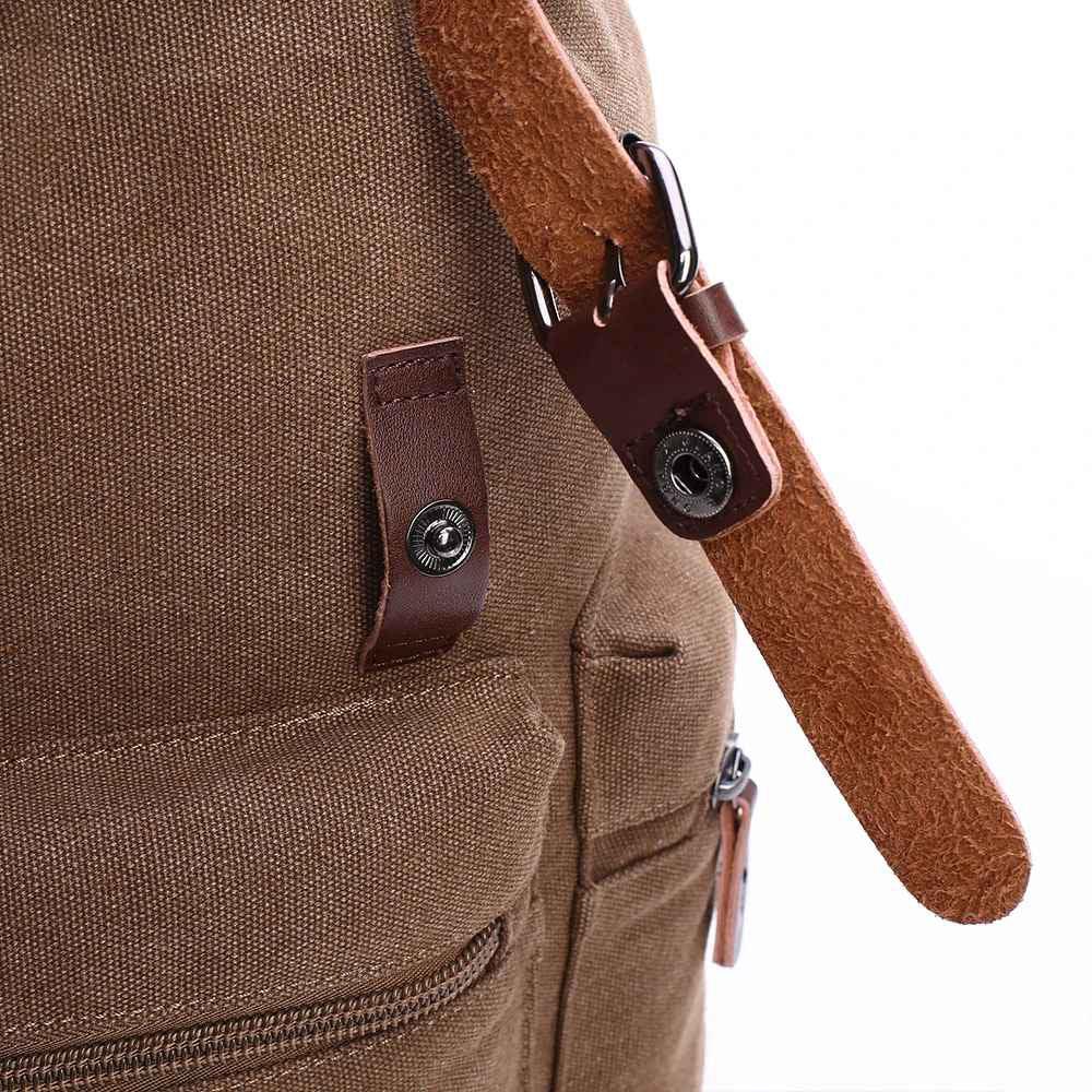 Sac à dos pour hommes avec rabat et poches pratiques 5