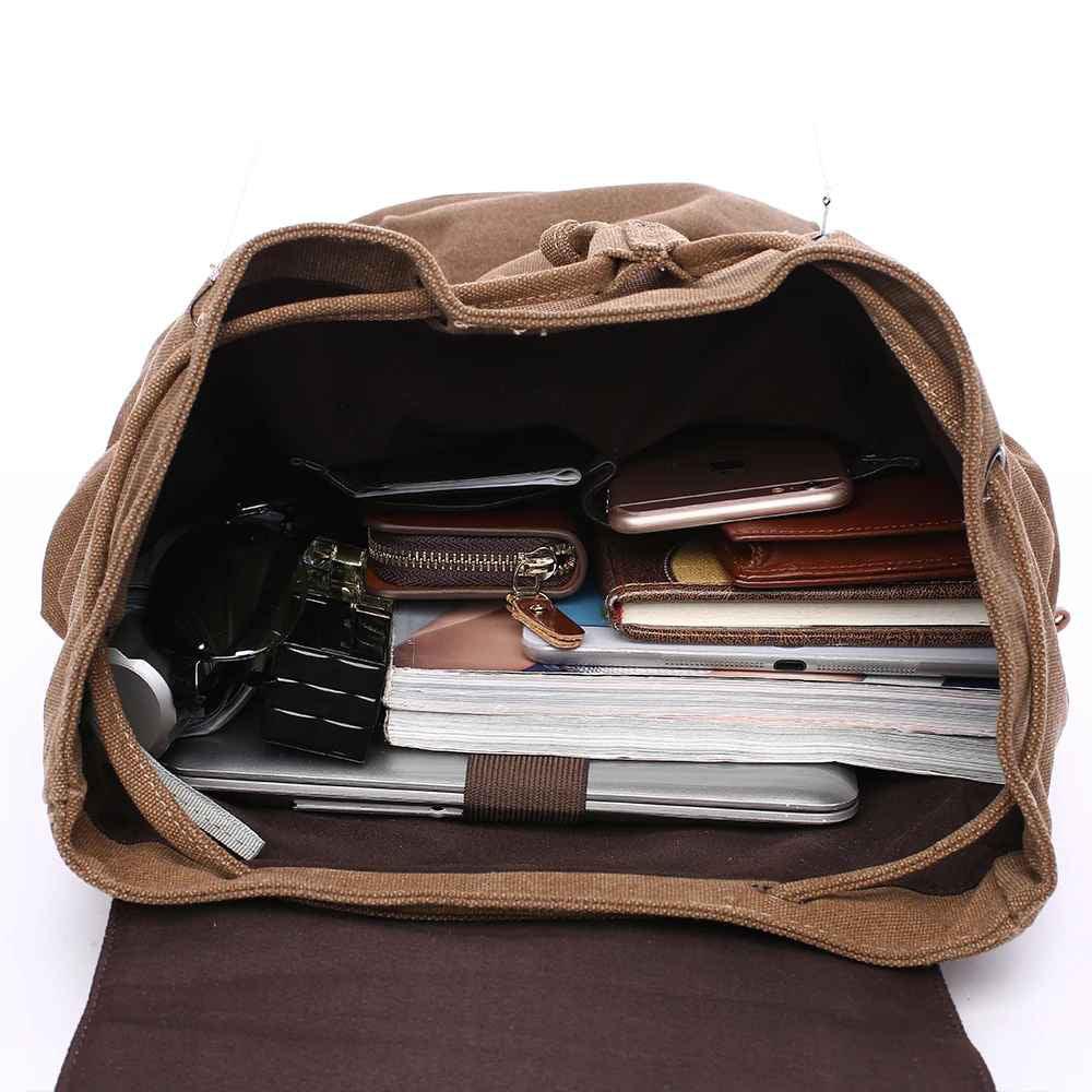 Sac à dos pour hommes avec rabat et poches pratiques 8