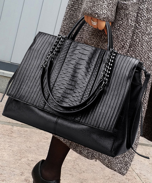 Sac à main femme Tendance Patchwork avec Chaîne Moderne 0