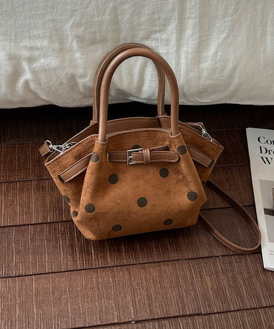 Sac seau femme à pois style décontracté 2