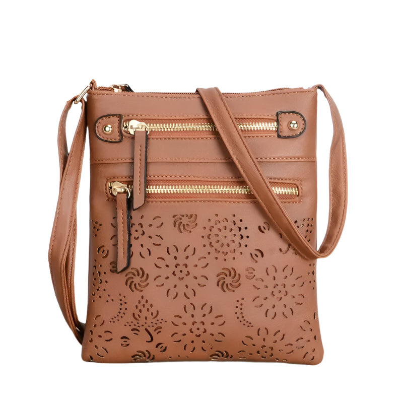 Sac Bandoulière Femme Rétro-Chic en Cuir Artificiel 1