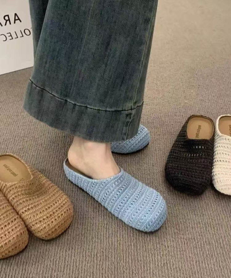 Sandales Femme Tissées à la Main Respirantes 0