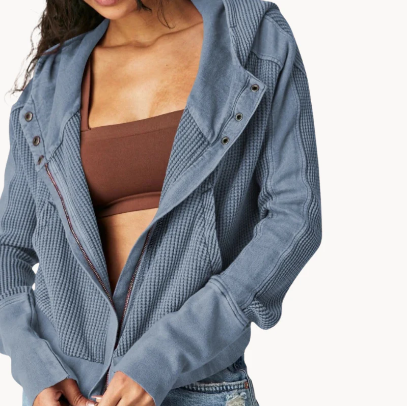 Manteau Hiver Femme Élégant Long en Tissu Doux avec Poches Décoratives 1