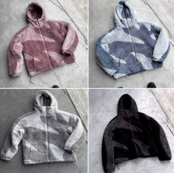 Veste Homme En Laine D'Agneau Avec Fermeture Éclair Confortable-2