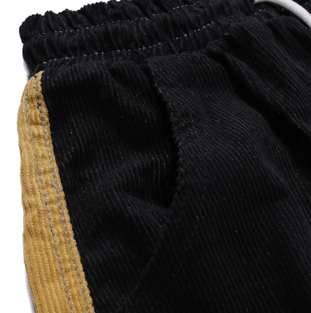 Pantalon Homme Décontracté Coton à Patchs Colorés-3