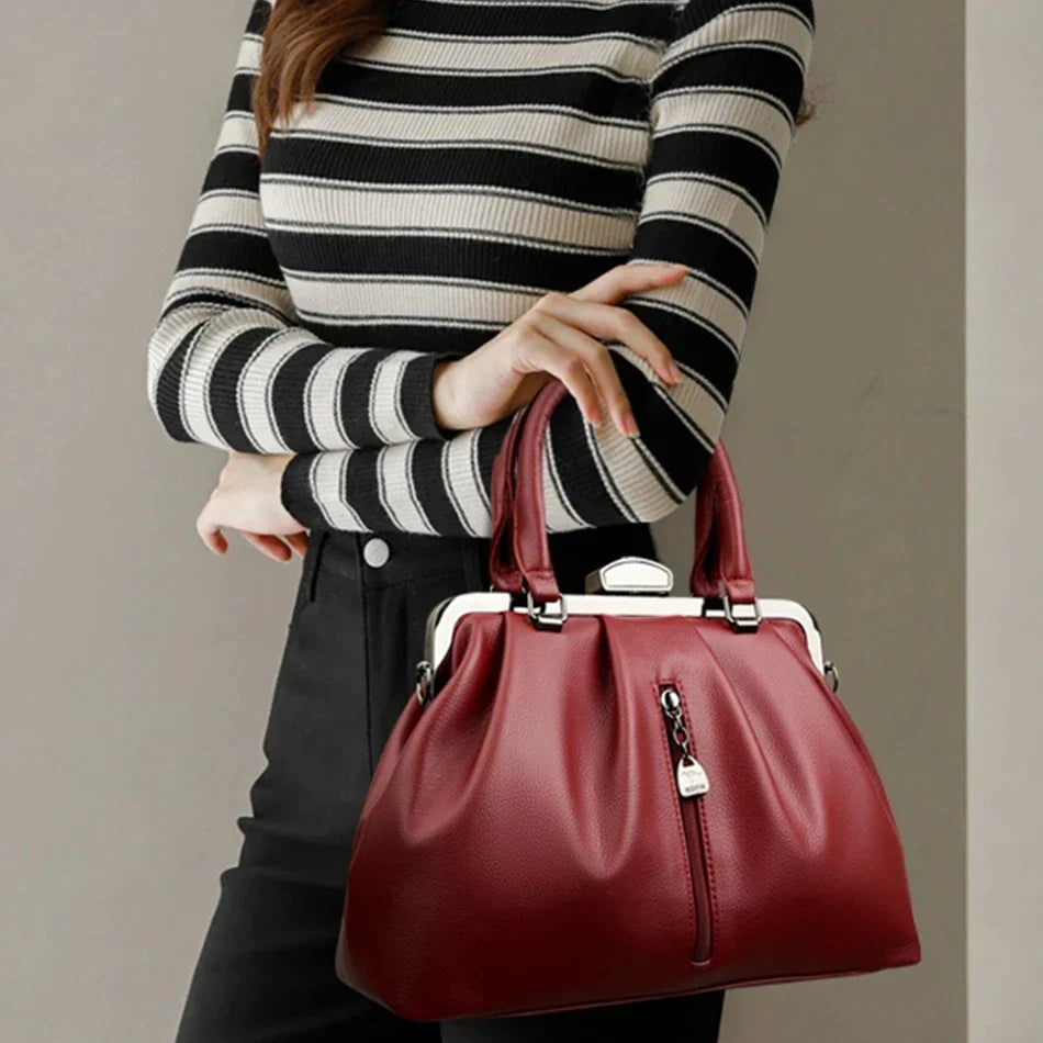 Sac Bandoulière Femme Pratique en PU Élégant et Spacieux 4