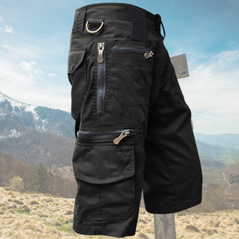Short Cargo Homme Pratique avec Poches Fonctionnelles 0
