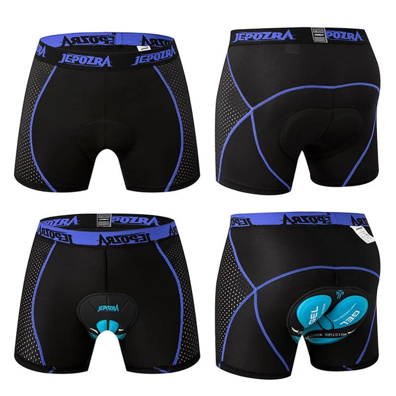 Shorts de Cyclisme pour Hommes avec Coussin 4D en Gel 1