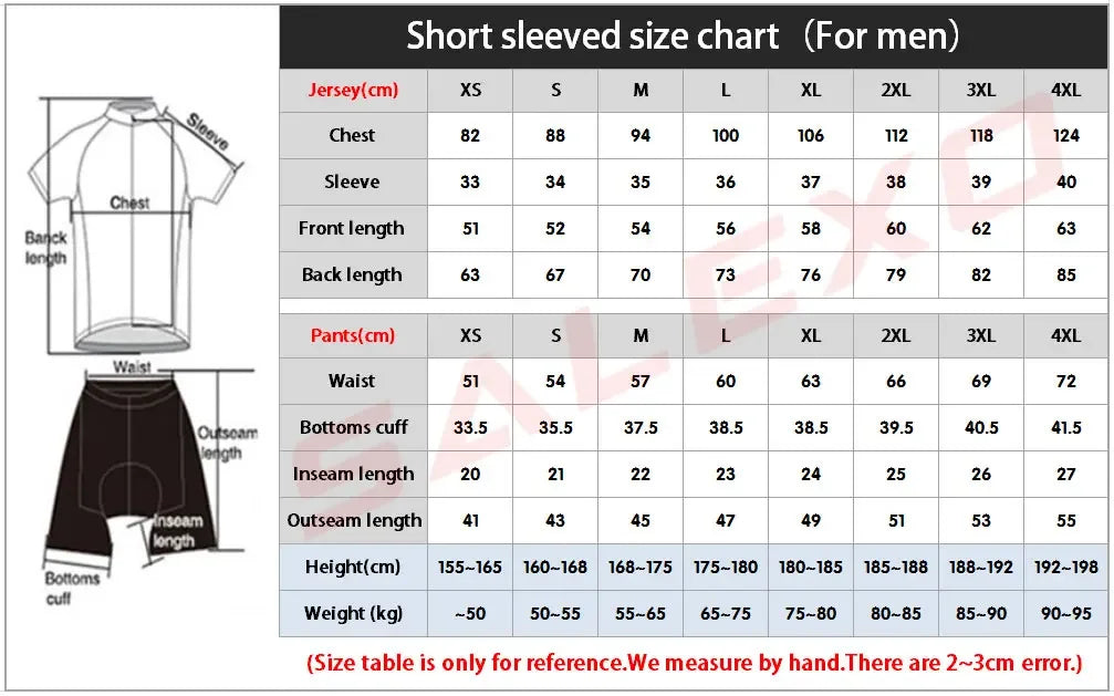 Shorts de Cyclisme pour Hommes en Lycra avec Coussin en Gel 19D 5