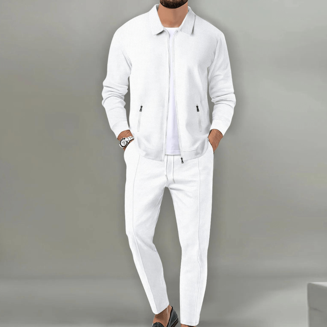 Survêtement Décontracté pour Hommes avec Veste Zippée 1