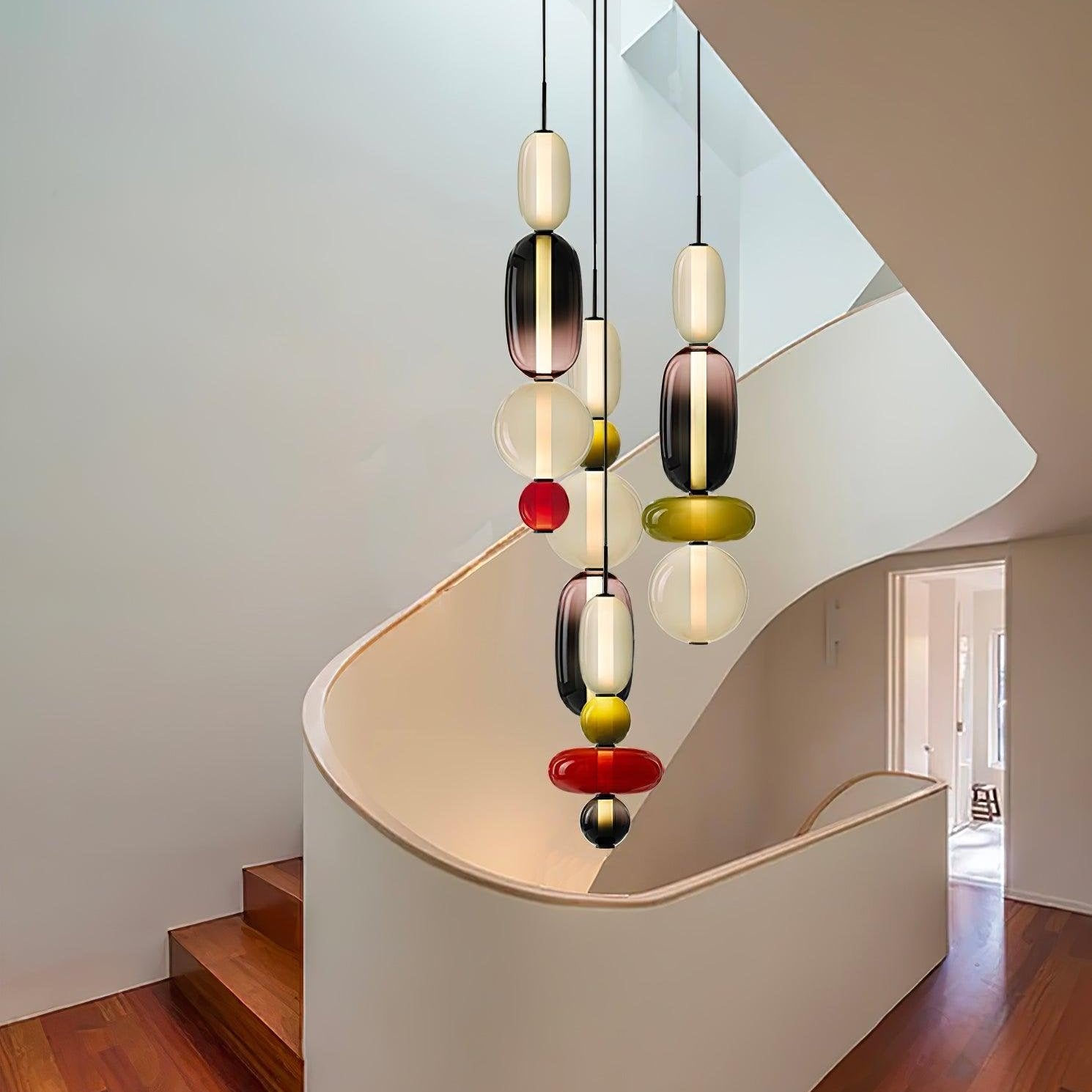 Suspension en verre moderne pour intérieur 8