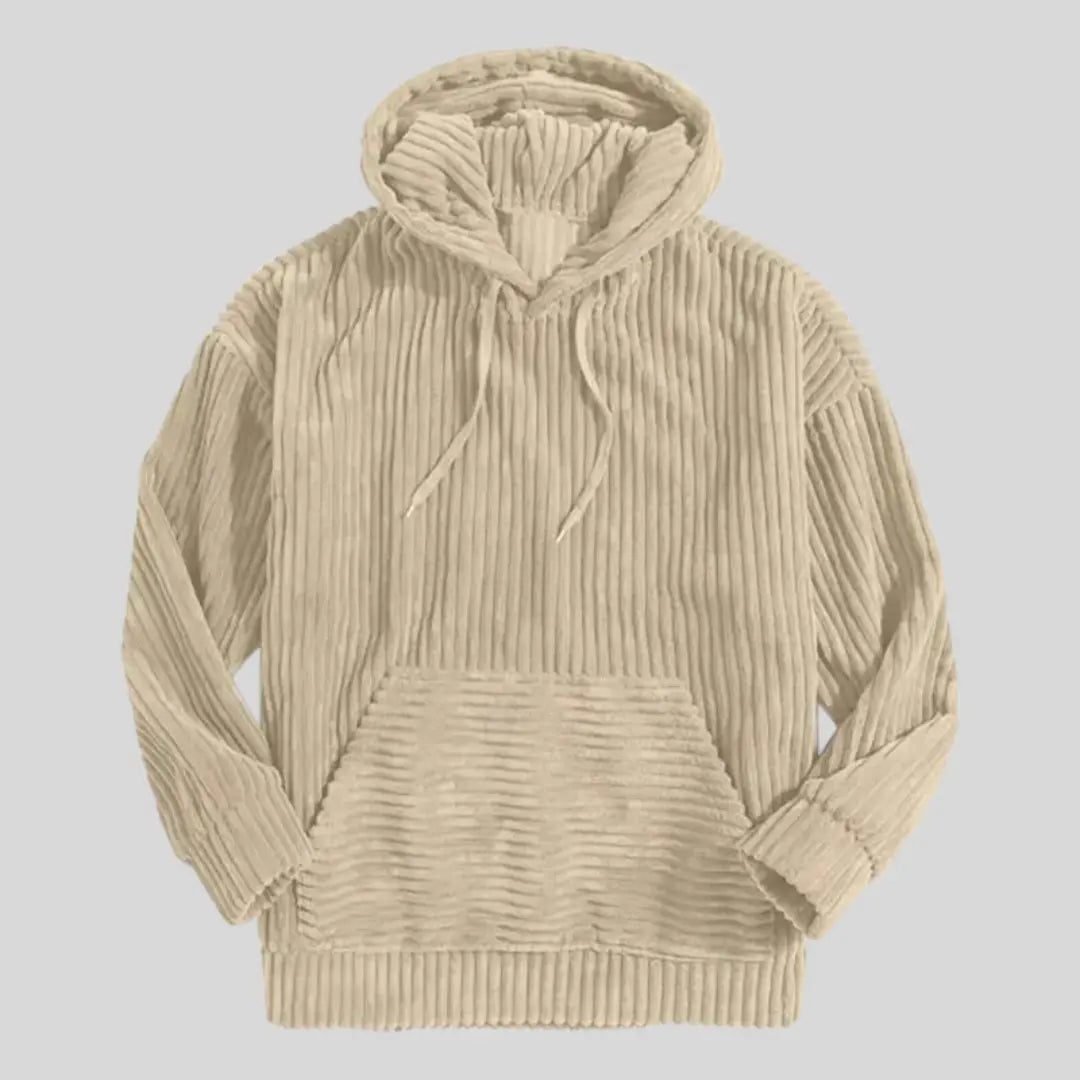 Sweat à Capuche Côtelé pour Homme 5