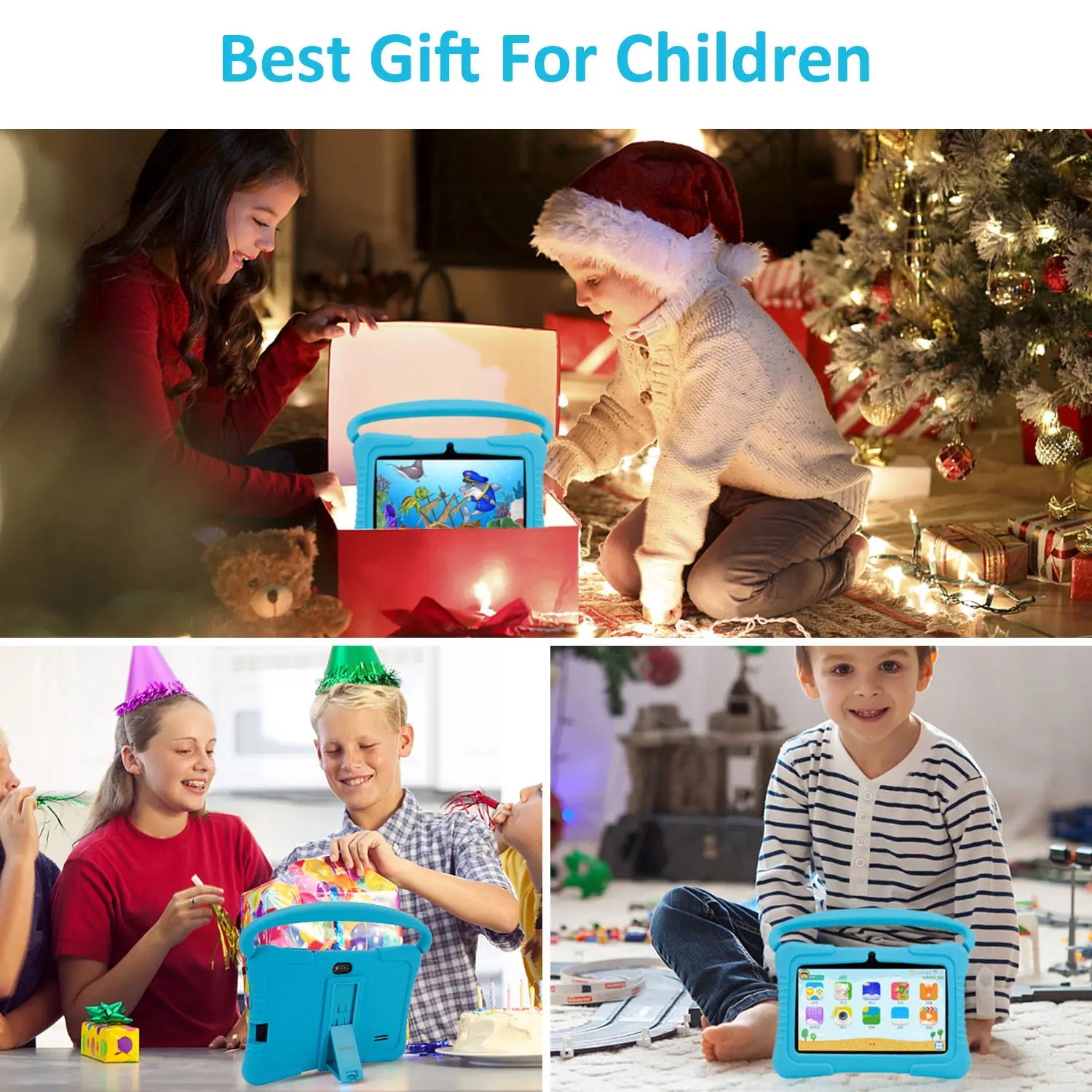 Tablette Enfant 7 Pouces Android 12 Éducative 32GB Écran IPS 5