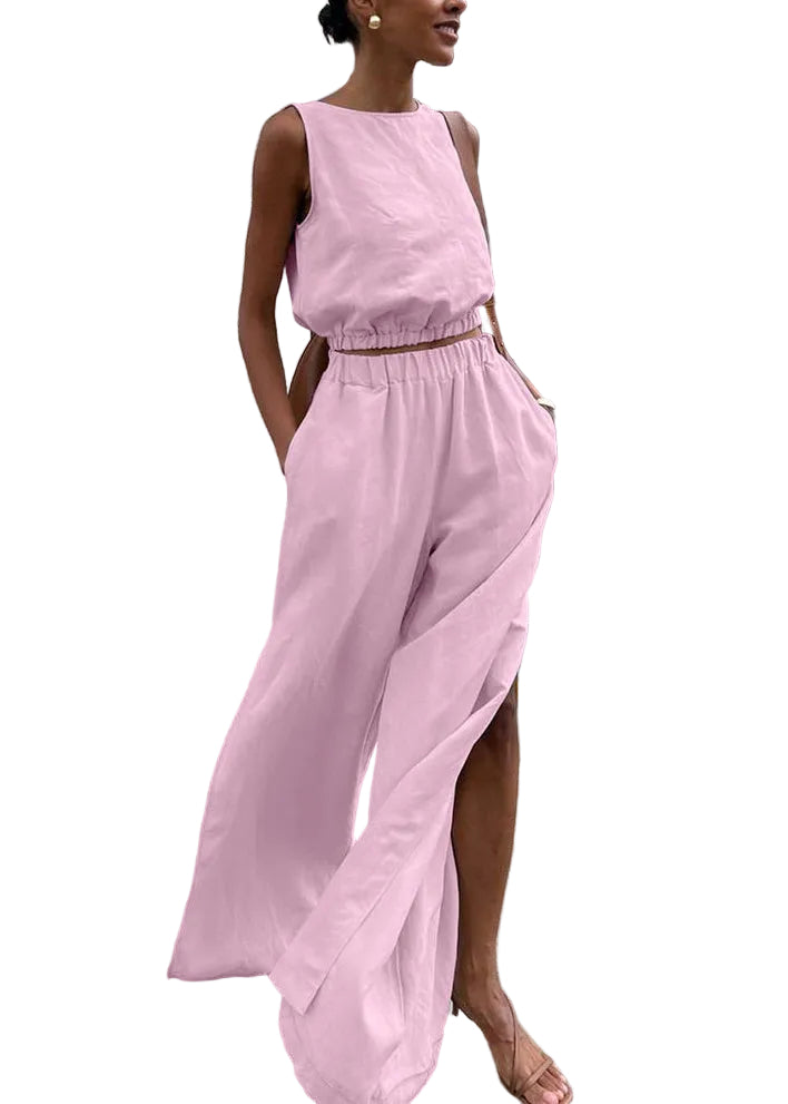 Tenue Femme 2 Pièces Style Ouvert Col Rond 1
