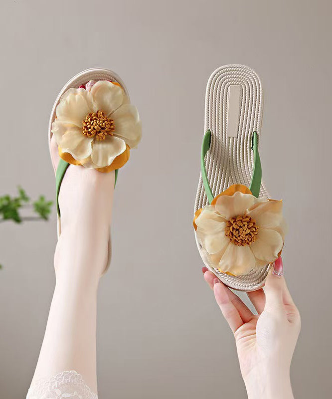 Tongs Femme Style Estival Floral 0