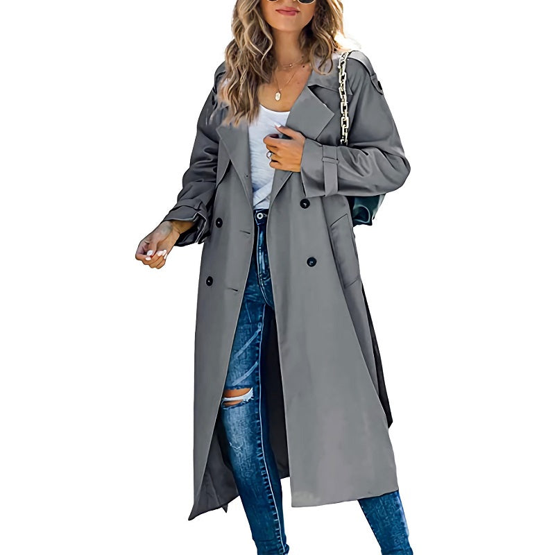 Trench Long Femme Chic 2