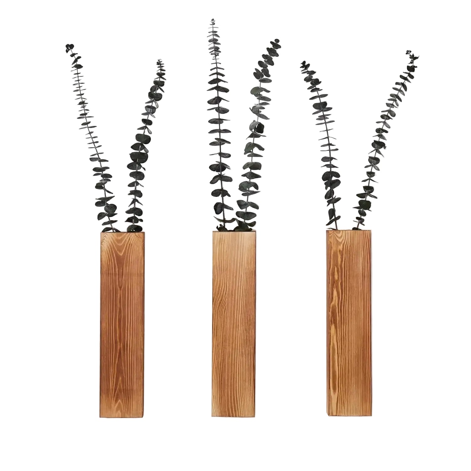 Vase Mural en Bois Minimaliste 0