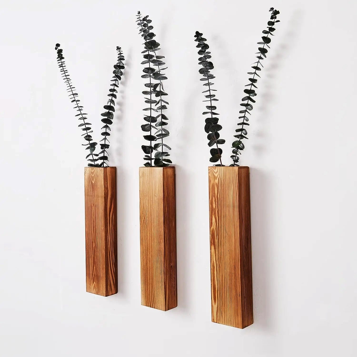 Vase Mural en Bois Minimaliste 2