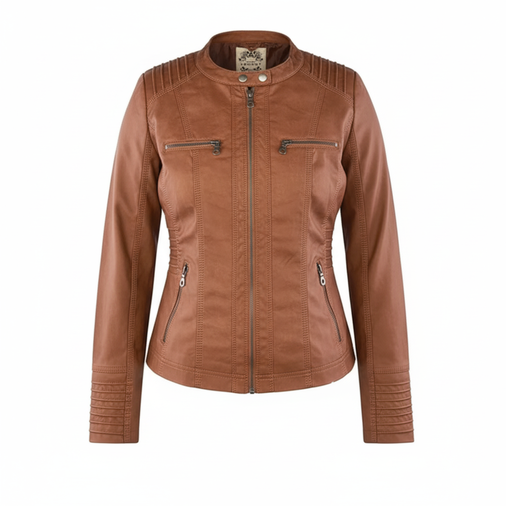 Veste Biker Femme avec Capuche Amovible 3