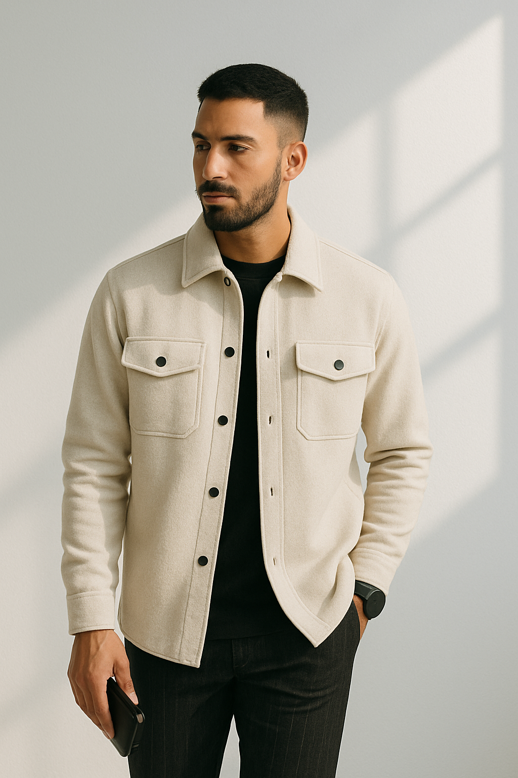 Veste D'été Homme Décontractée Légère Respirante 1