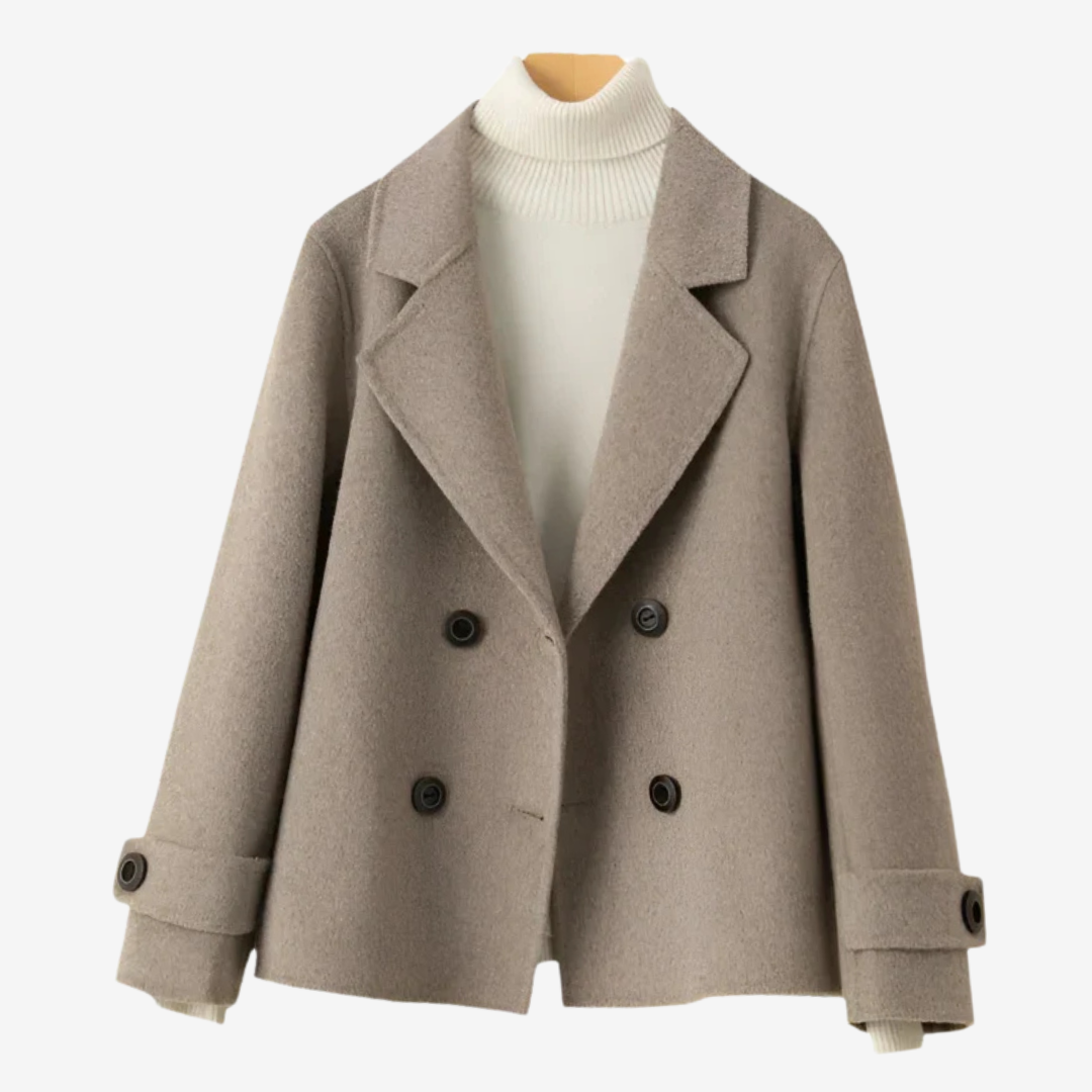 Veste Femme Classique à Double Boutonnage 5