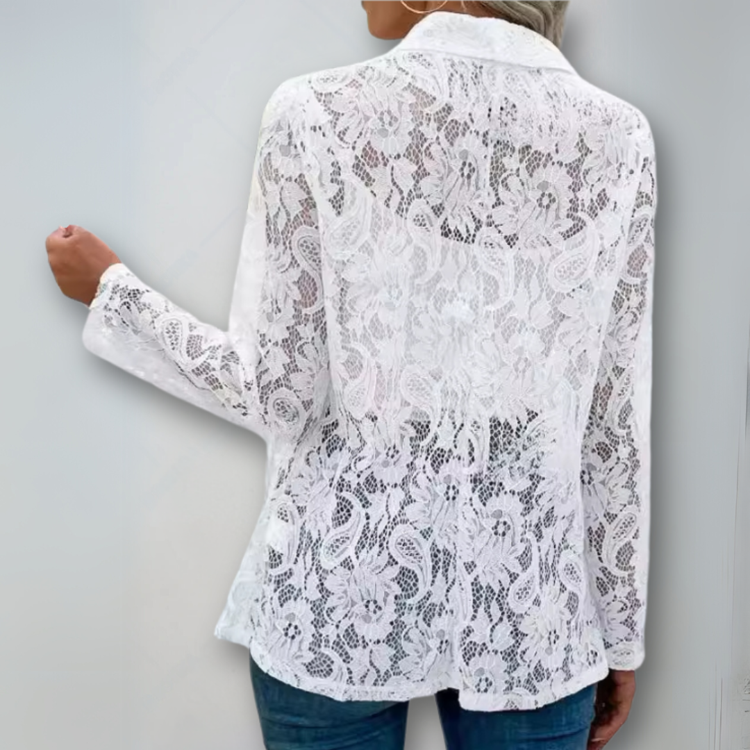 Veste Femme Élégante en Dentelle Légère 2