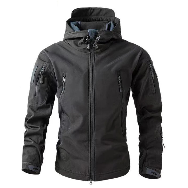 Veste Hiver Homme Imperméable Softshell Avec Doublure Polaire 0