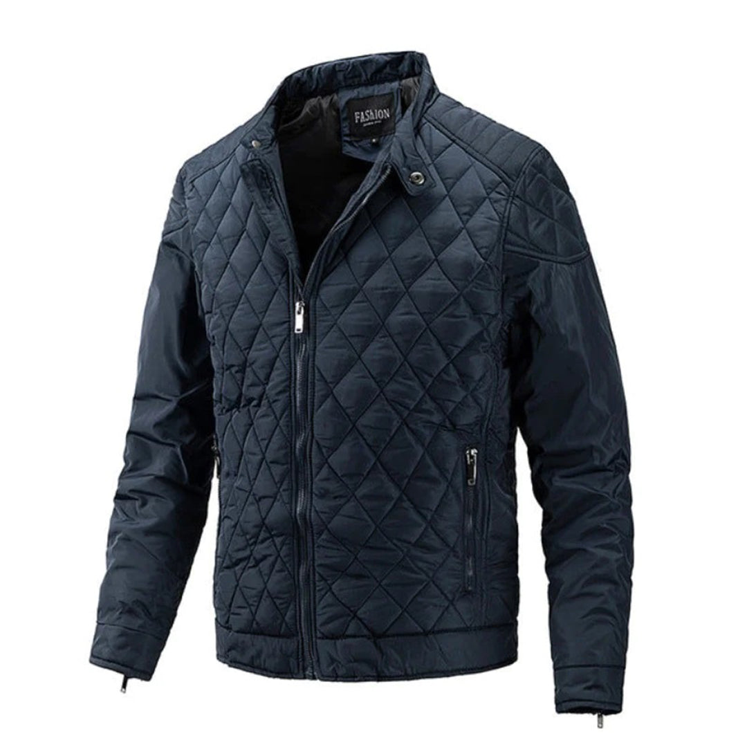 Veste Homme Bomber à Motif Losanges Style Intemporel 1