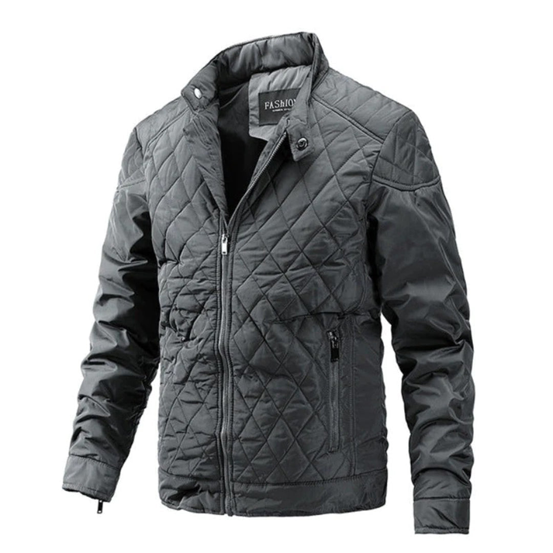 Veste Homme Bomber à Motif Losanges Style Intemporel 2