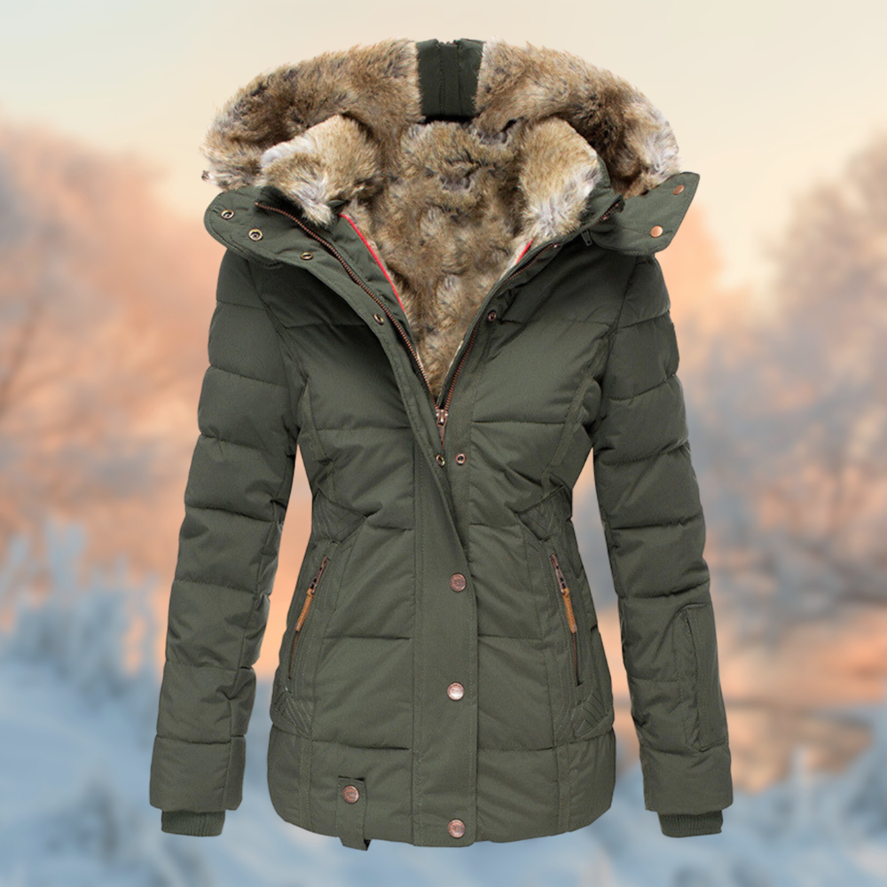 Veste d'Hiver Femme Doublée en Peluche 2