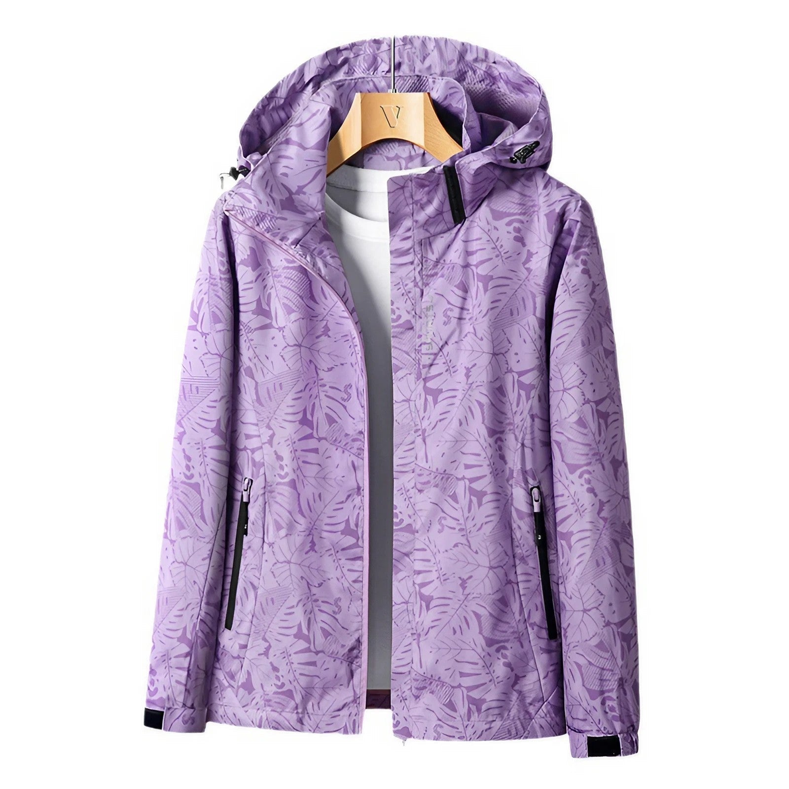 Veste d'extérieur Femme Imperméable avec Capuche 2