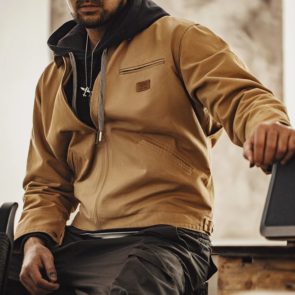 Veste d'extérieur pour homme au design classique 2