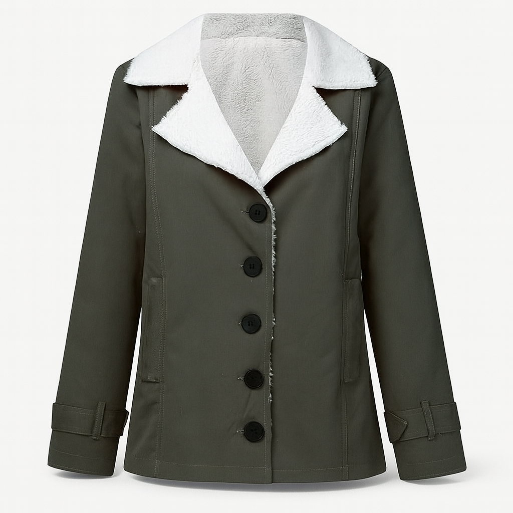 Veste d'hiver Femme à Revers Crantés 5