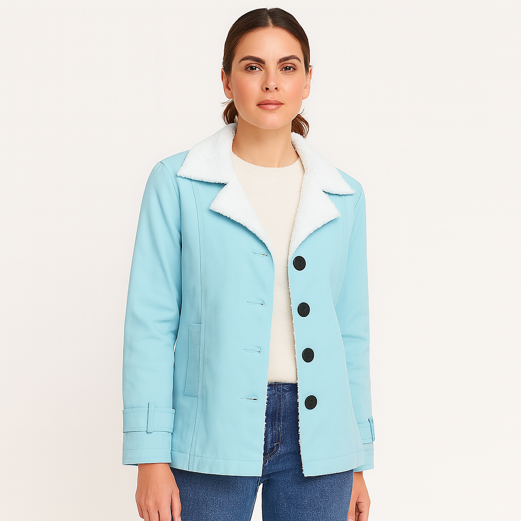 Veste d'hiver Femme à Revers Crantés 7