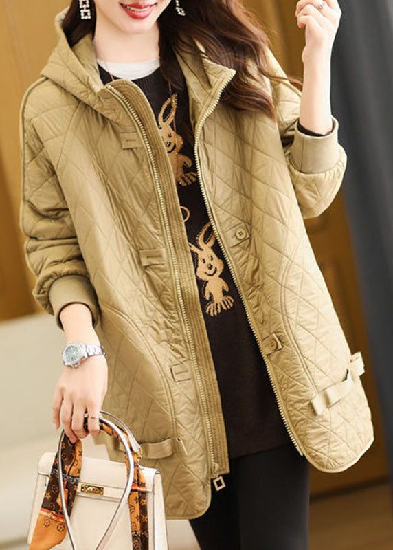 Veste d'hiver à capuche pour femme avec fermeture éclair 0