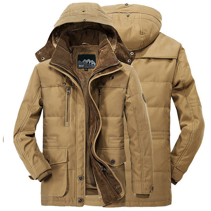Veste d'hiver pour hommes confortable et chaude 6