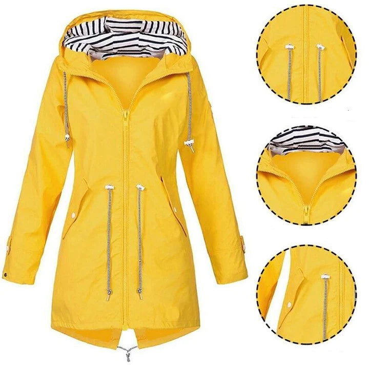 Veste de Pluie Femme avec Détails Pratiques 6